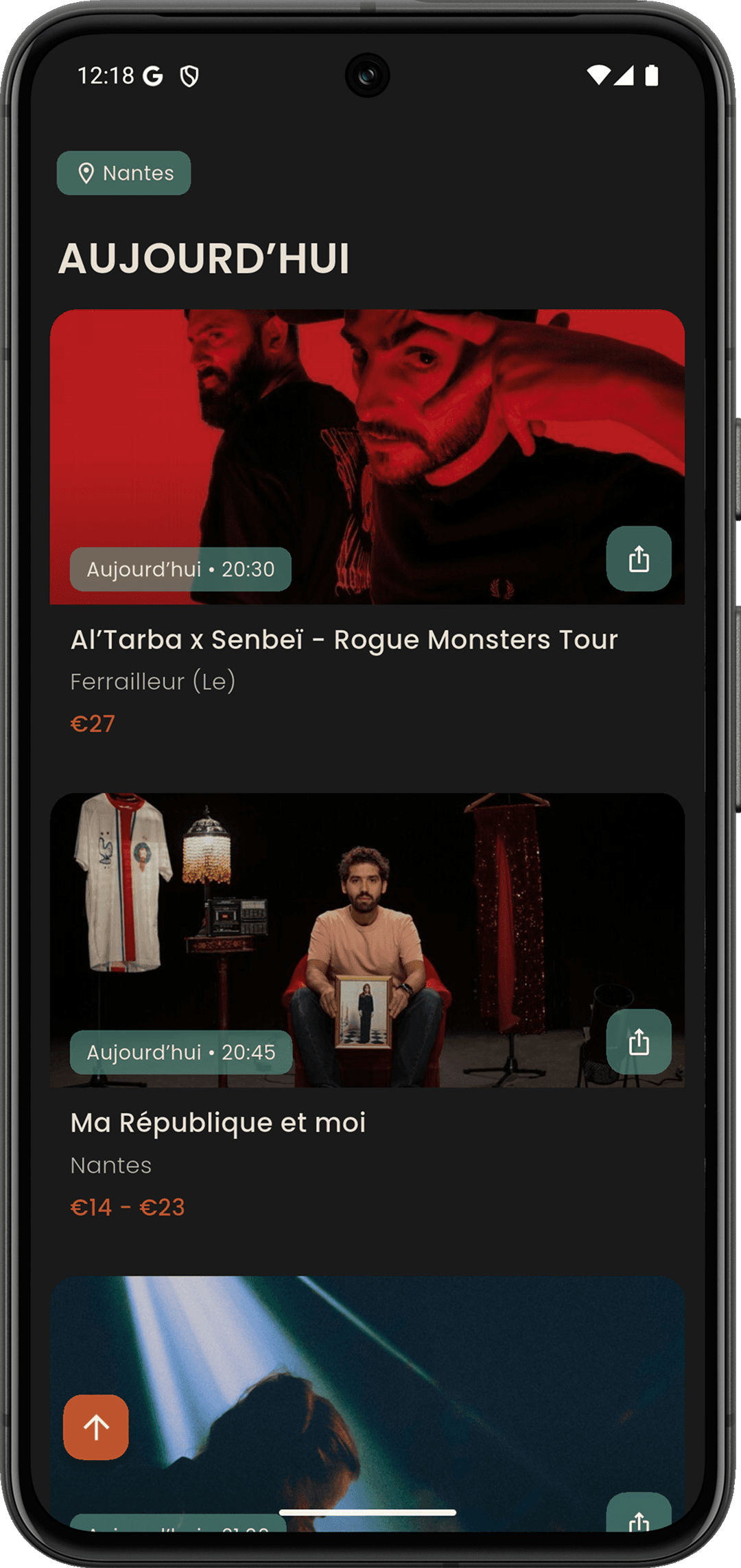 Écran d'accueil HelloJani
